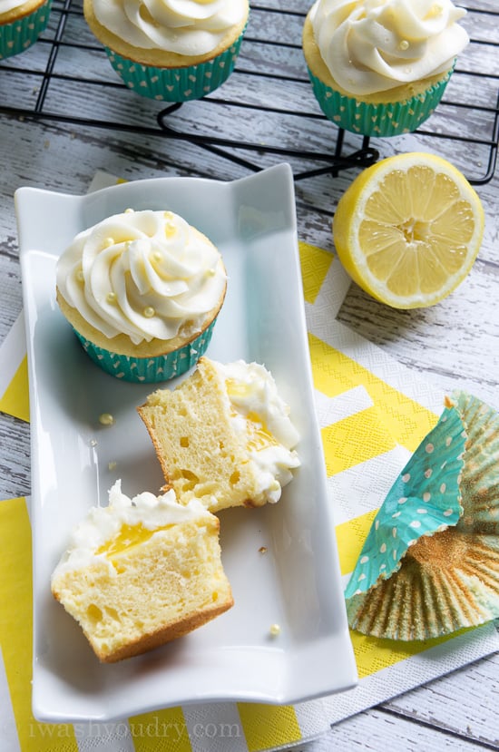 Lemon Burst Cupcakes