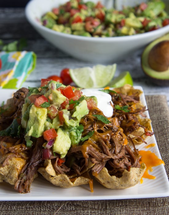 Carne Asada Nachos with Avocado Pico de Gallo - I Wash You Dry