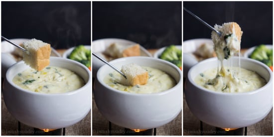 Spinach and Artichoke Fondue