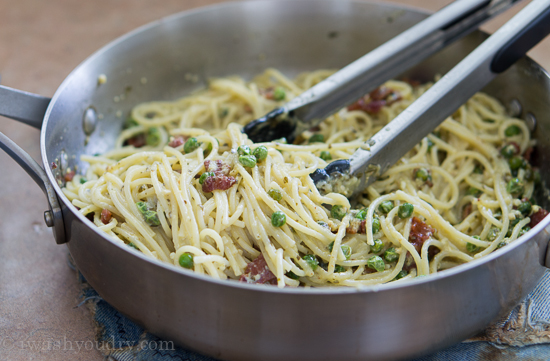 Resepi Carbonara Spaghetti Homemade - Nastare