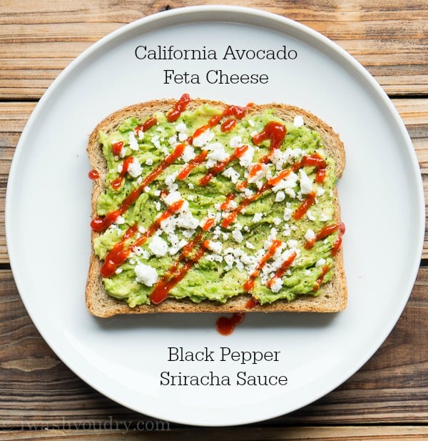 California Avocado Toasts - 4 Ways!!!