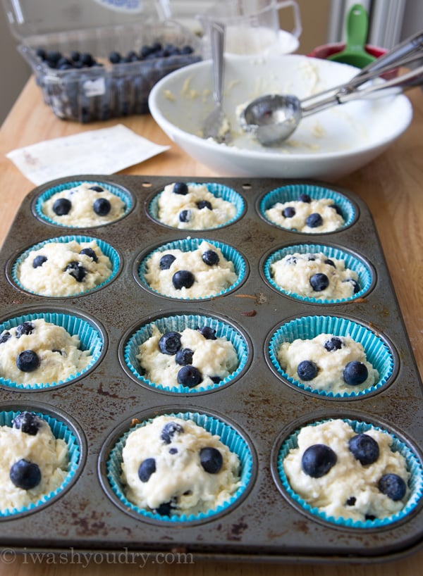 Easy Blueberry Muffins