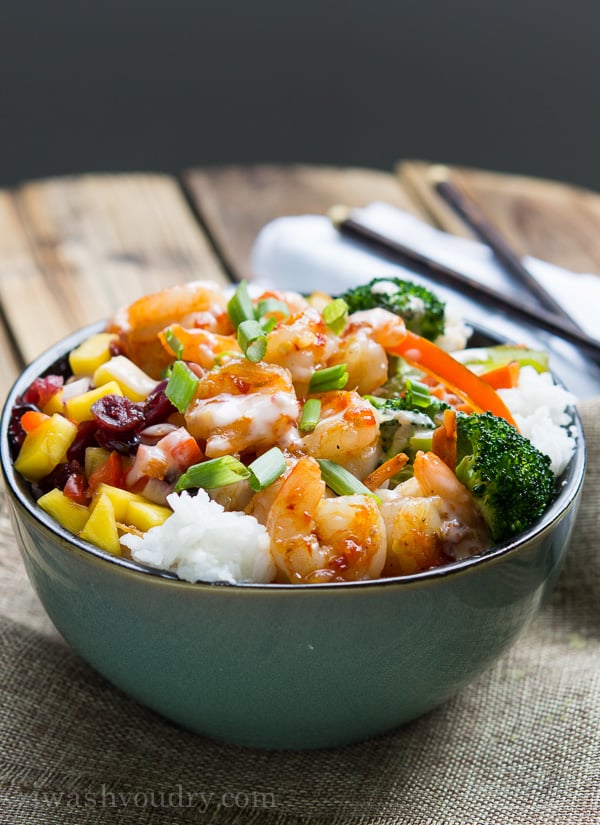 Sweet Fire Shrimp Bowl