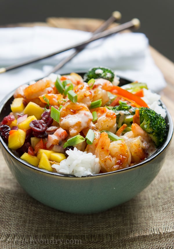 Sweet Fire Shrimp Bowl