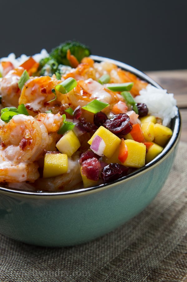 Sweet Fire Shrimp Bowl