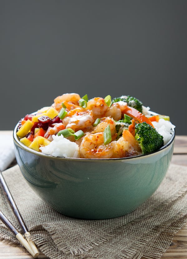 Sweet Fire Shrimp Bowl