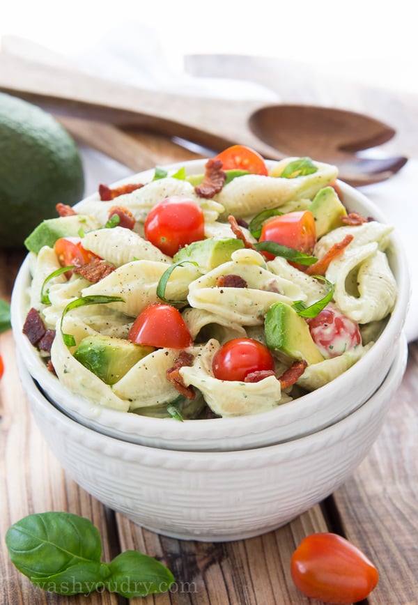 Creamy Avocado Pasta Salad