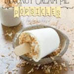 Coconut Cream Pie Popsicles