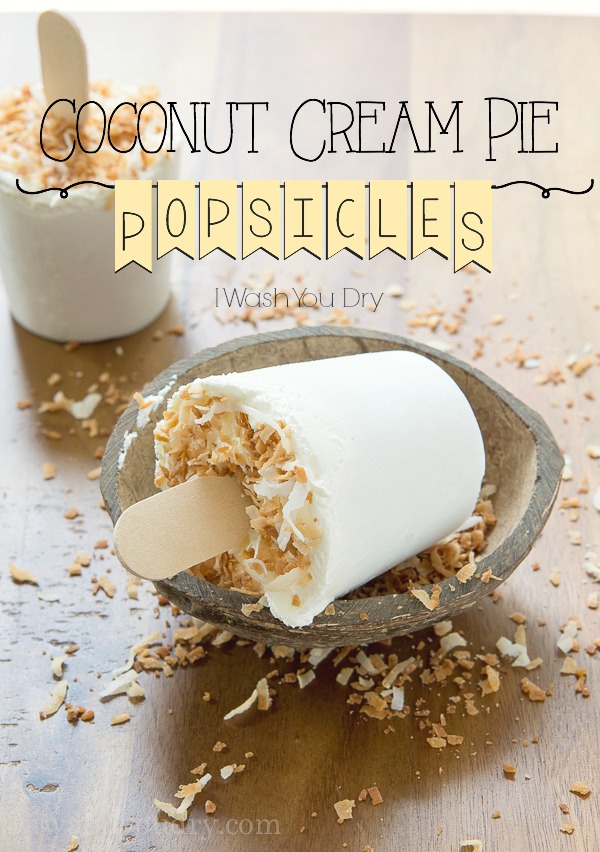 Coconut Cream Pie Popsicles