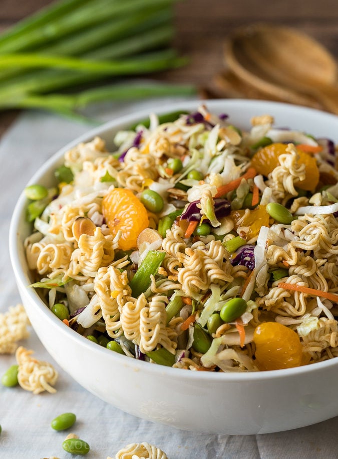 Classic Asian Ramen Salad - I Wash You Dry