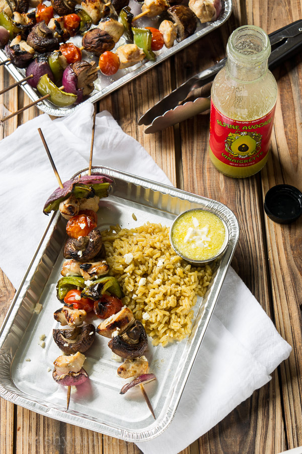 Avocado Chicken Kabobs