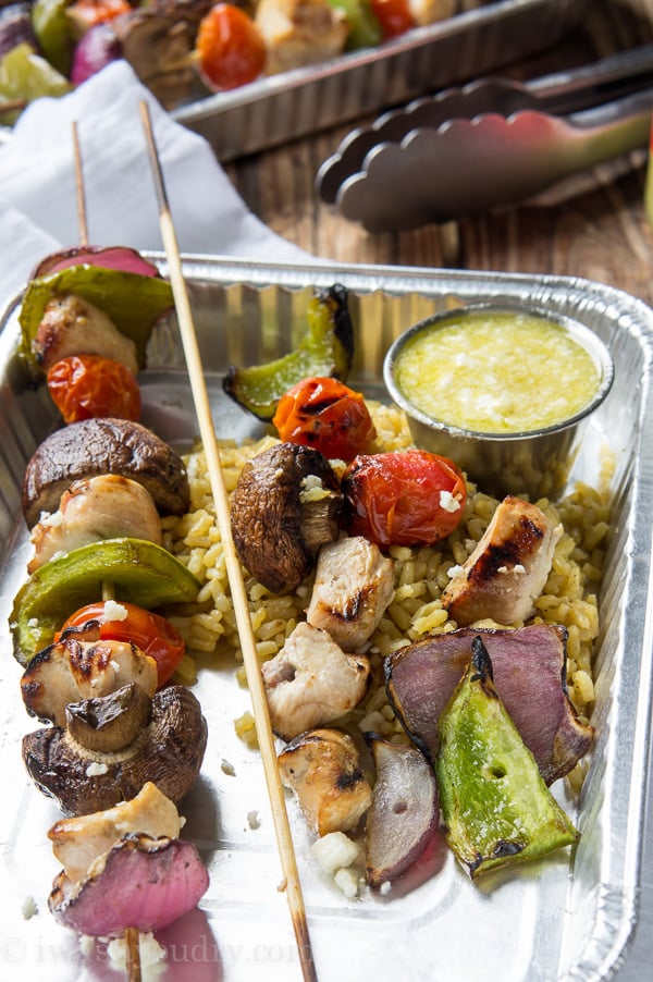 Avocado Chicken Kabobs