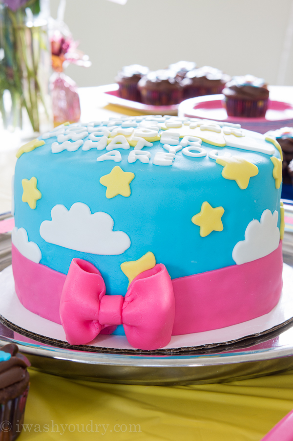 Gender Reveal Cake