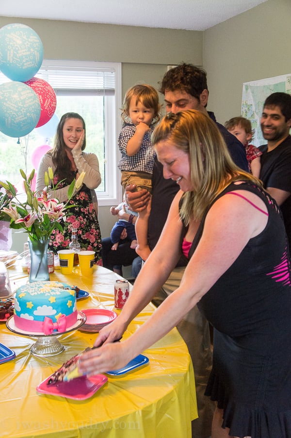 Gender Reveal Cake