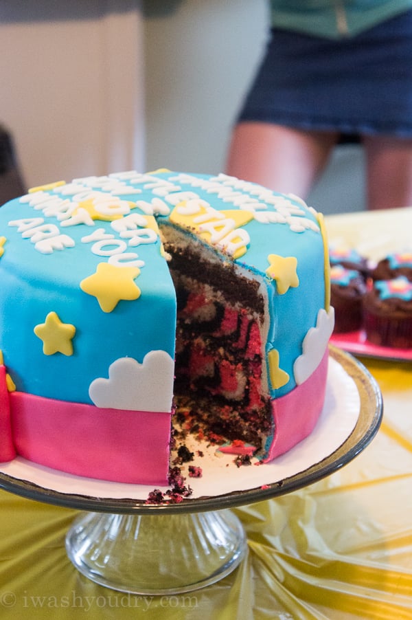 Gender Reveal Cake