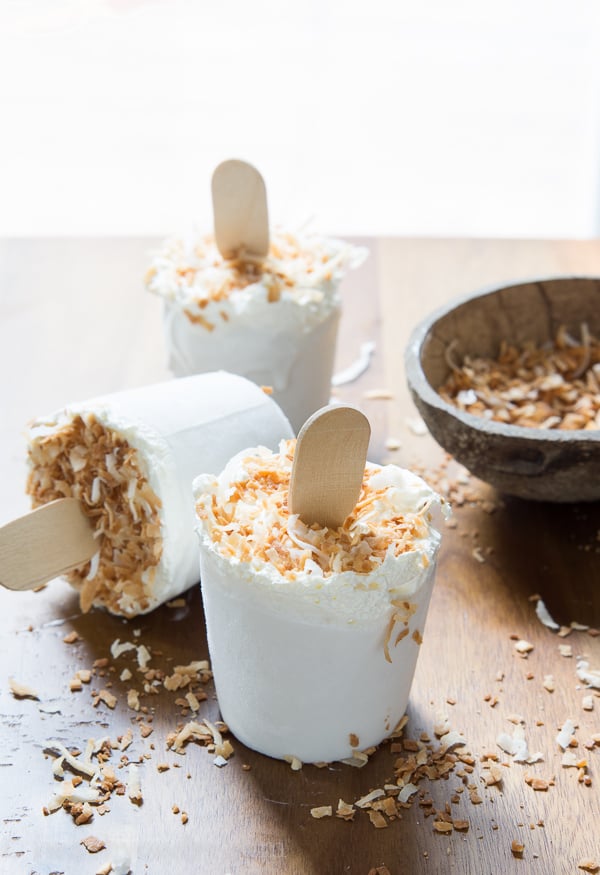 Coconut Cream Pie Popsicles