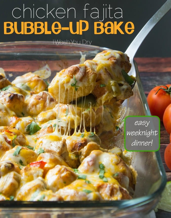 Chicken Fajita Bubble Up Bake!