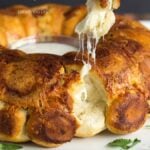 Cheesy Chicken Ranch Monkey Bread … with bacon!! Of course!