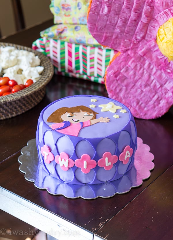 Cute Dora Cake Design