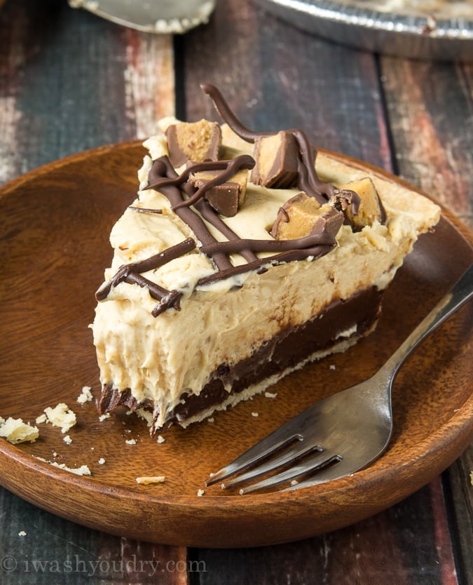 Chocolate Bottomed Peanut Butter Pie