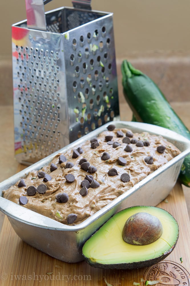 Double Chocolate Avocado and Zucchini Bread