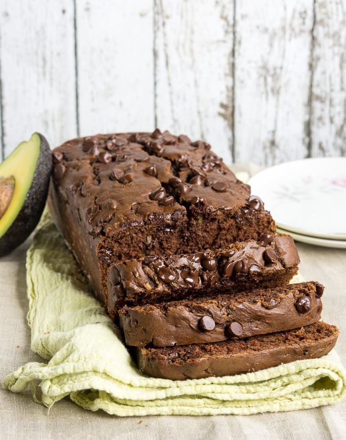 Double Chocolate Avocado and Zucchini Bread