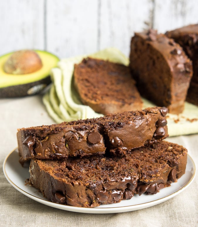 Double Chocolate Avocado and Zucchini Bread