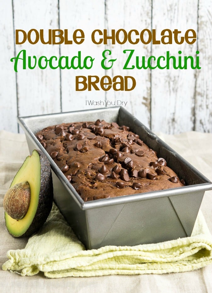 Double Chocolate Avocado and Zucchini Bread