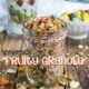 Homemade Fruity Granola made with coconut oil, honey and little bits of shredded coconut, sliced almonds and a pop of fruity flavor from Trix!