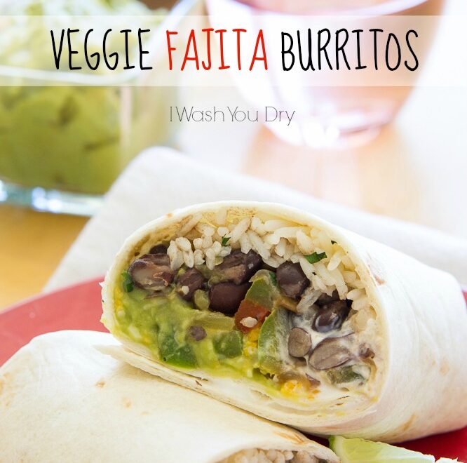 Baked Chicken Fajita Burritos I Wash You Dry
