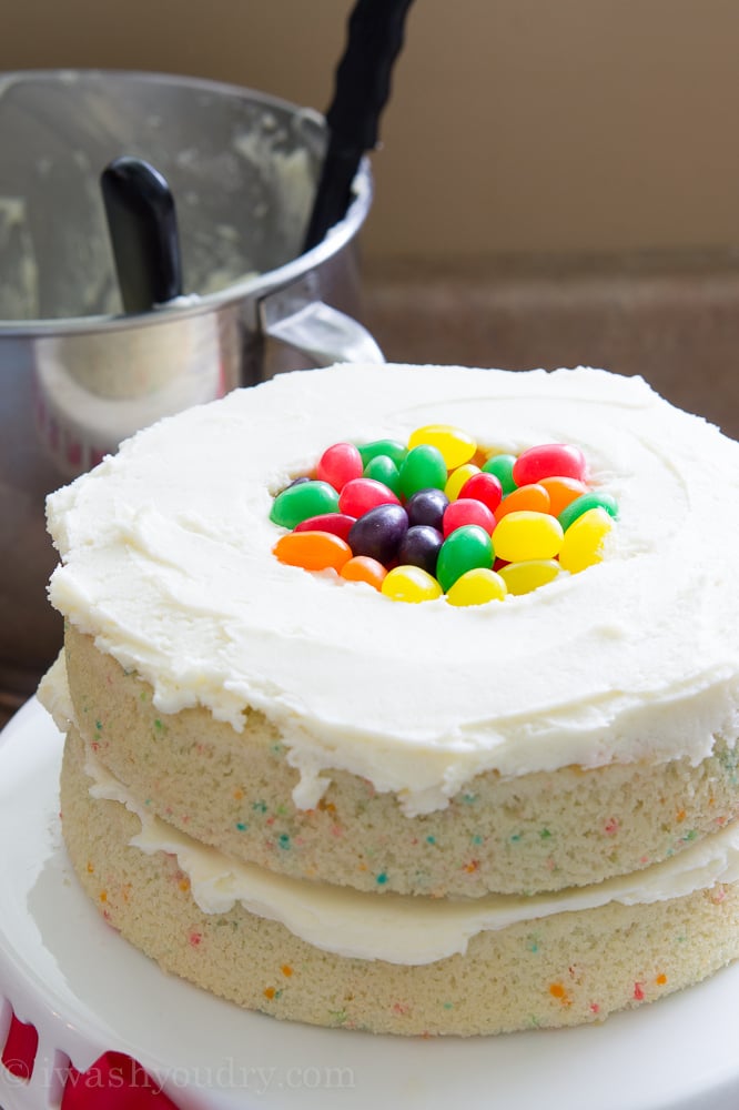 Surprise Inside Rainbow Cake