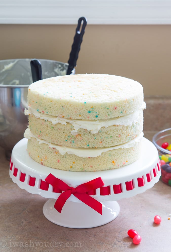 Surprise Inside Rainbow Cake