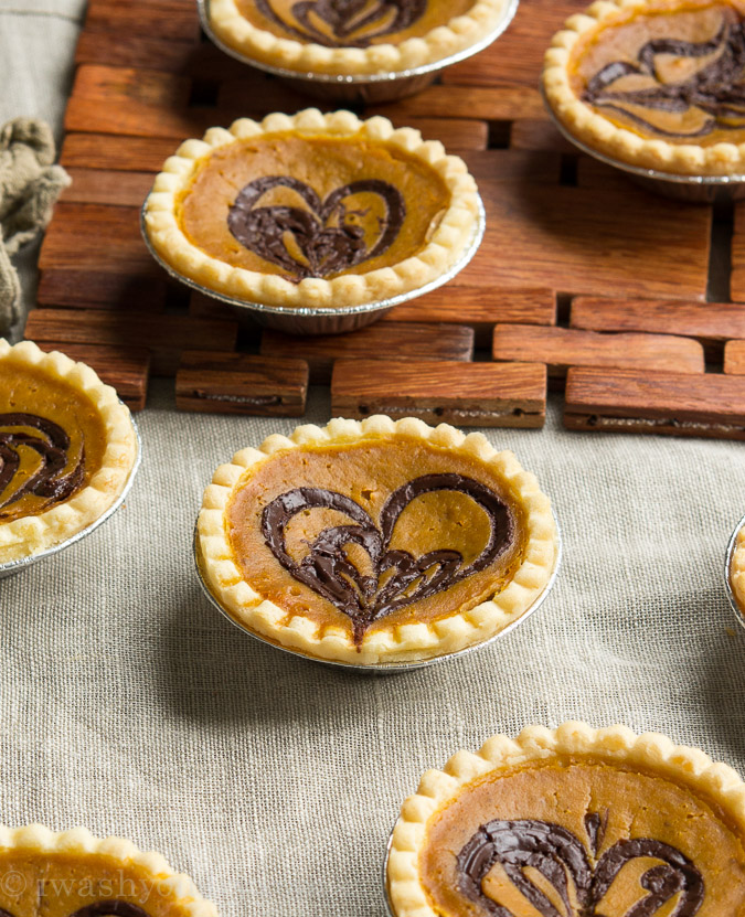 Pumpkin Nutella Tarts