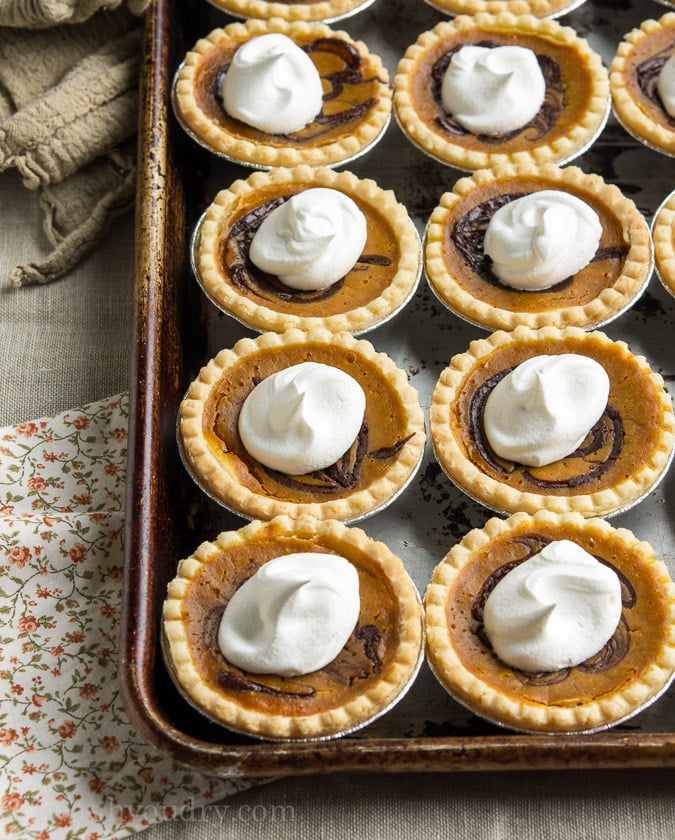 Pumpkin Nutella Tarts