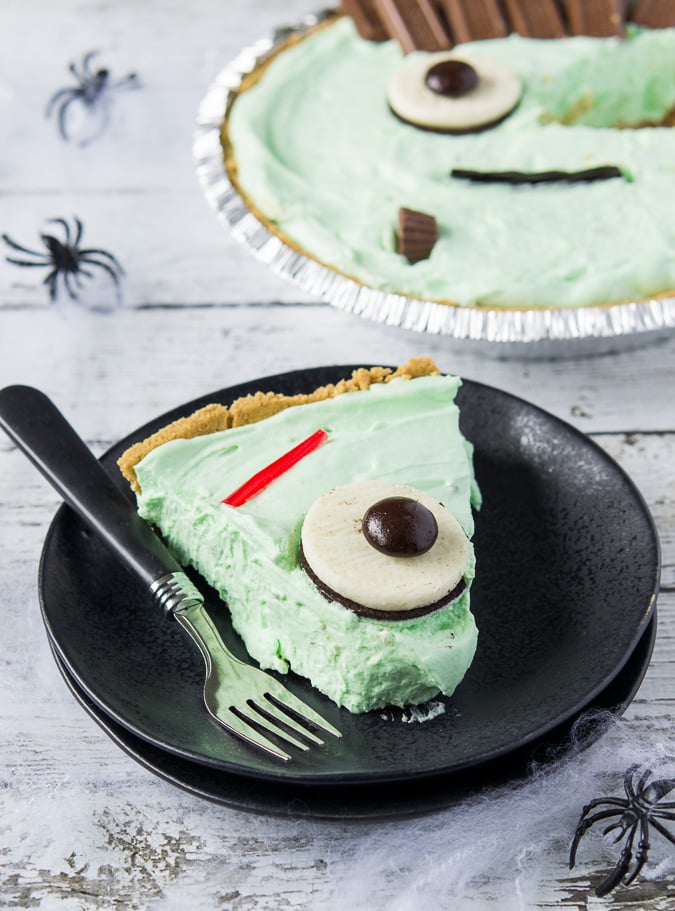 Pistachio Cream Frankenstein Pie