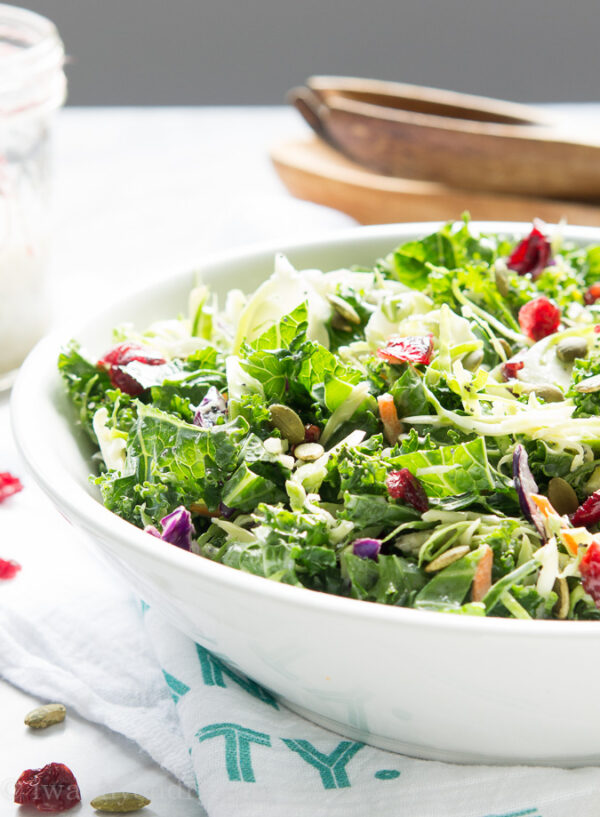 Kale Power Salad - I Wash You Dry