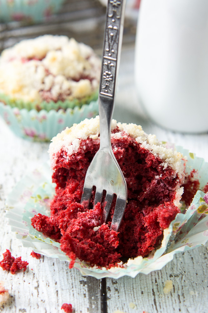 Red Velvet Cream Cheese Muffins