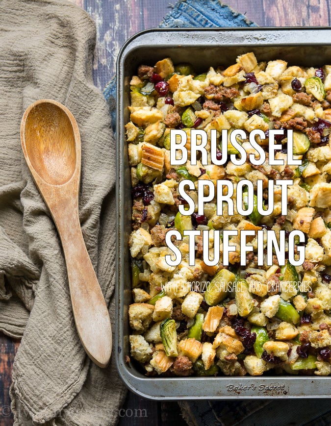 Brussel Sprout Stuffing - I Wash You Dry