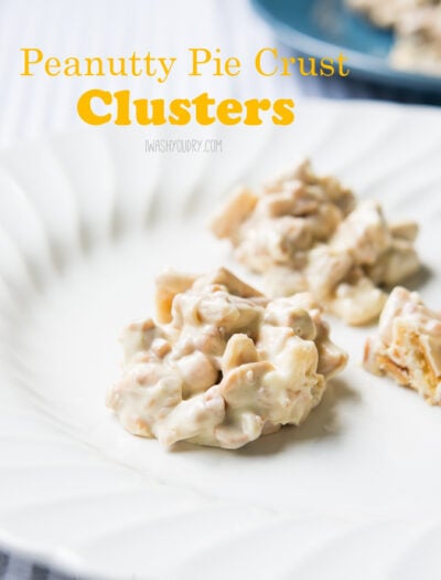 Peanutty Pie Crust Clusters