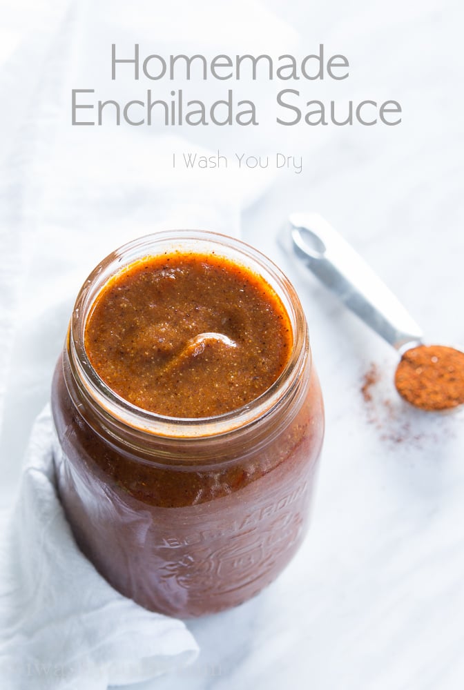 Easy Homemade Blender Enchilada Sauce