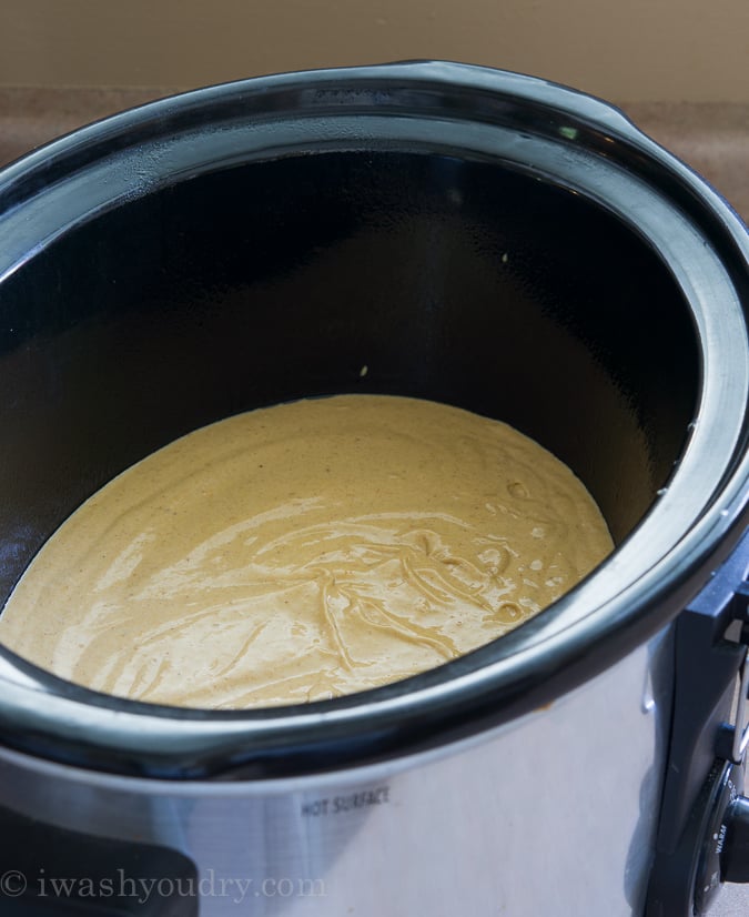 Crock Pot Pumpkin Chocolate Lava Cake