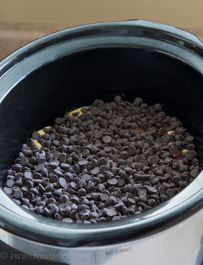 Crock Pot Pumpkin Chocolate Lava Cake