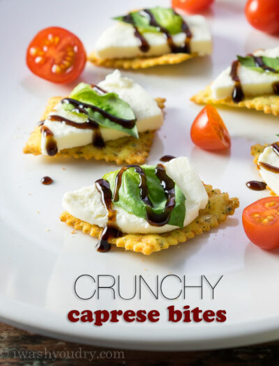 Crunchy Caprese Bites