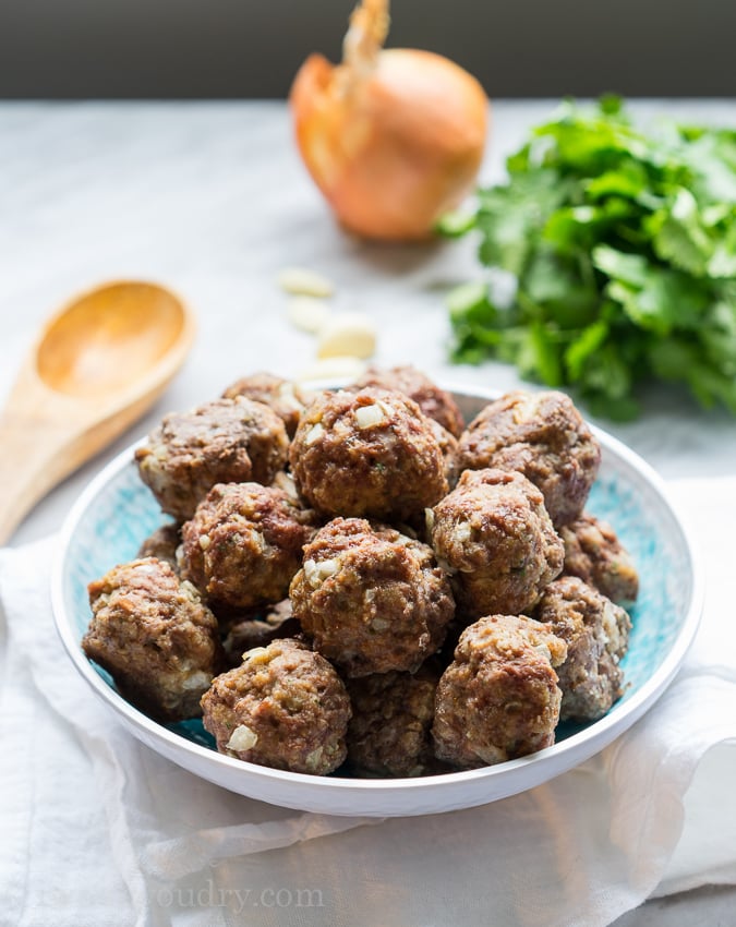 Make Ahead Frozen Meatballs