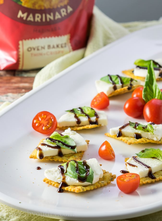 Crunchy Caprese Bites