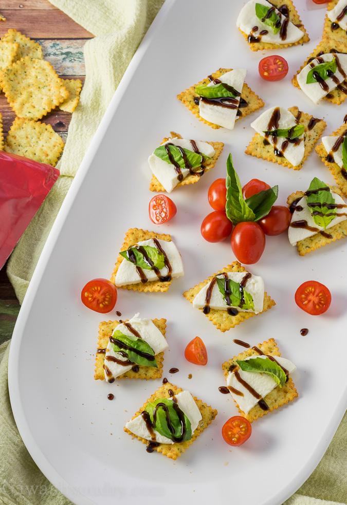 Crunchy Caprese Bites