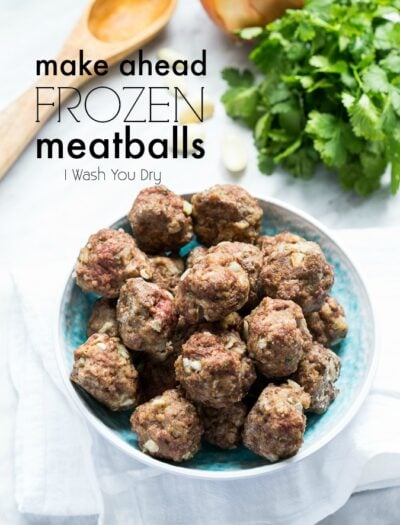 Make Ahead Frozen Meatballs
