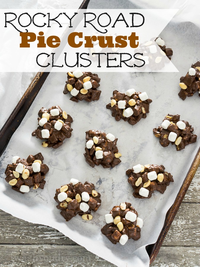 Rocky Road Pie Crust Clusters