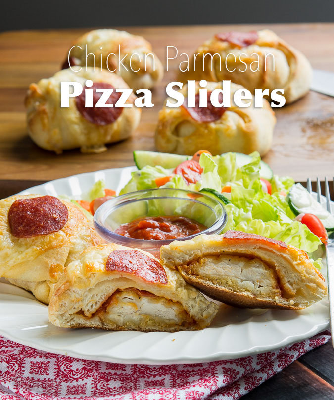 Chicken Parmesan Pizza Sliders