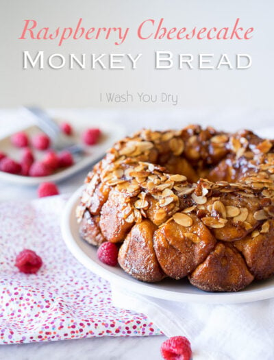 Raspberry Cheesecake Monkey Bread